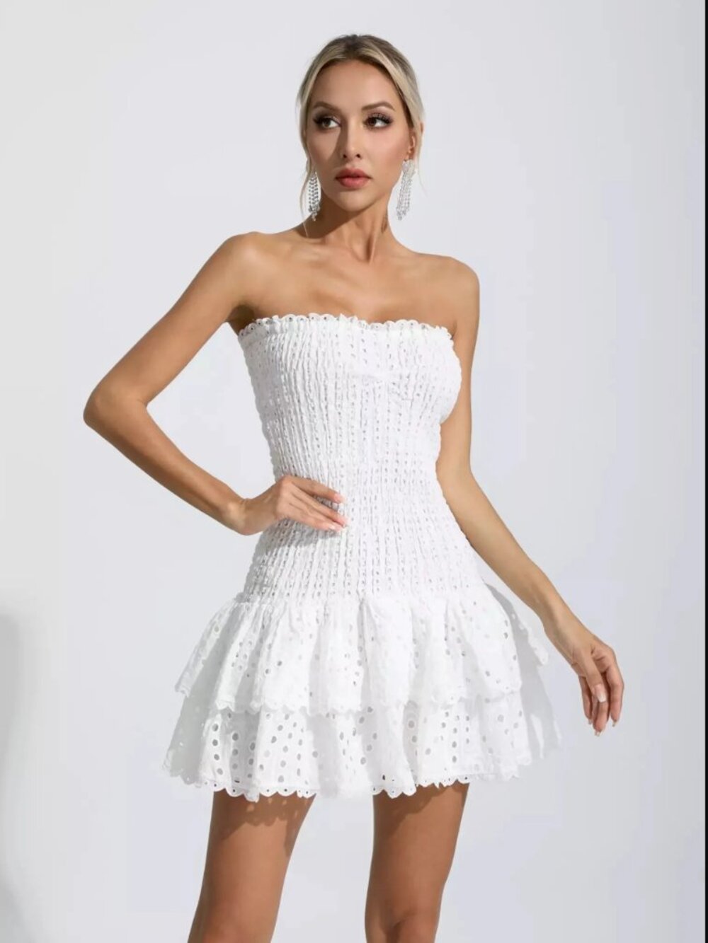 New Ruffle Mini Dress - Picture 2 of 2
